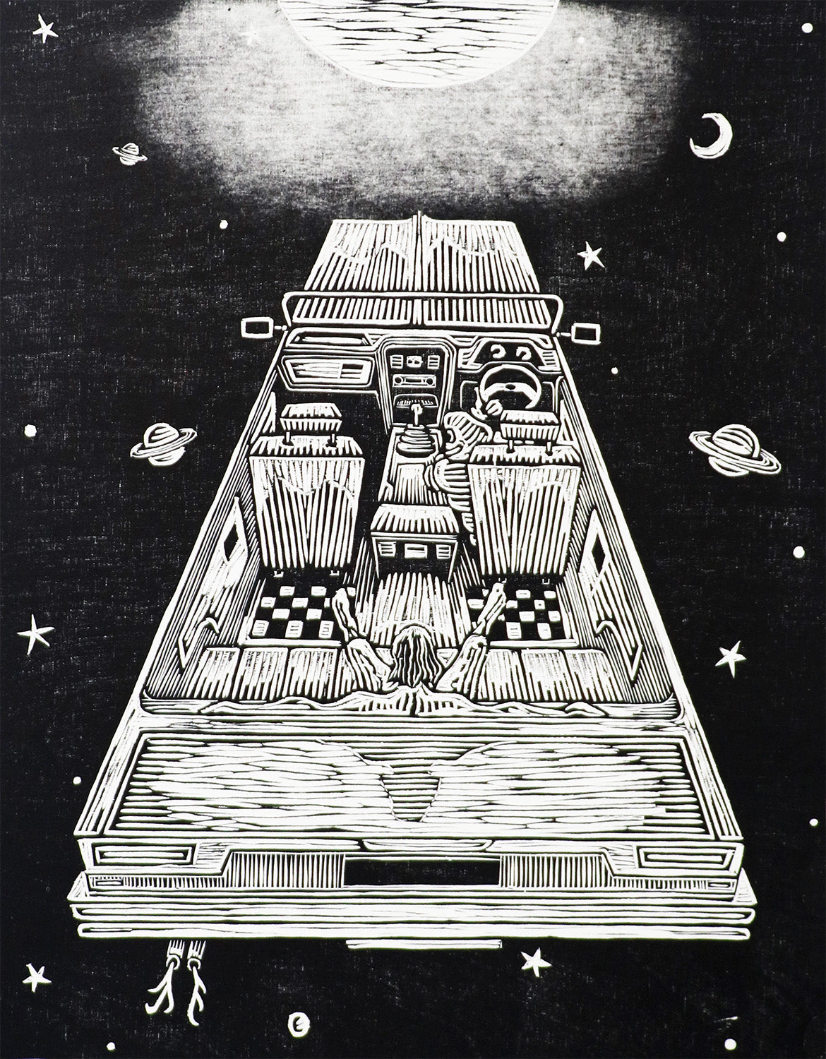 Hitchhiking in The Wrong Galaxy