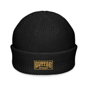 Gutter Sporter - Fisherman Beanie - Brown Embroidery
