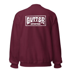 "Gutter Sporter" - Sweatshirt with Back Logo