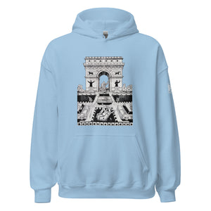 "Wrong Side of The Arch" - Hoodie with Front Print